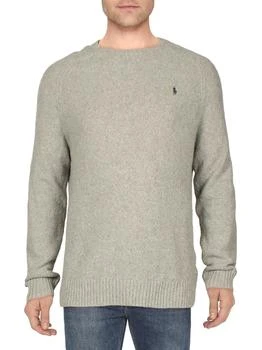 推荐Mens Wool Crewneck Crewneck Sweater商品