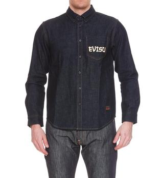 时尚惠美寿男装, Evisu | Evisu Logo Printed Denim Shirt商品图片 8.1折