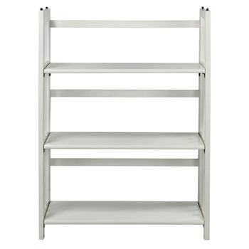 Casual Home | 3-Shelf Folding Stackable Bookcase 27.5" Wide-White,商家Premium Outlets,价格¥826