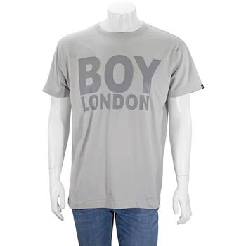 推荐Boy London Reflective Logo T-shirt In Light Grey, Size Small商品