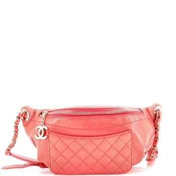 [二手商品] Chanel | Bi Classic Waist Bag Quilted Crumpled Calfskin,商家Premium Outlets,价格¥22200