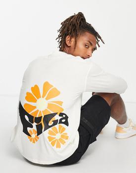 Fila | Fila long sleeve t-shirt back print in off white - exclusive to ASOS商品图片,