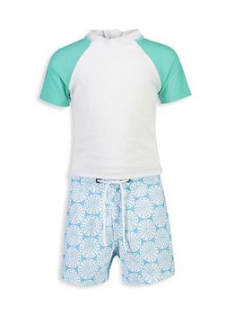 商品Snapper Rock | Baby Boy's Oceania 2-Piece Swim Set,商家Saks Fifth Avenue,价格¥457图片