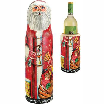 商品G. DeBrekht | Designocracy Russian Santa Wine Bottle Gift Box G.DeBrekht,商家Premium Outlets,价格¥931图片