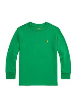 Ralph Lauren | Lauren Childrenswear Boys 2 7 Cotton Jersey Long Sleeve T Shirt,商家Belk,价格¥258