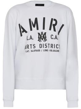 amiri卫衣真假, AMIRI | White sweatshirt with logo商品图片 8折