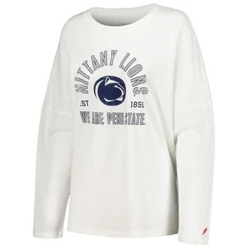 League Collegiate Wear | League Collegiate Wear Penn State Clothesline Oversized Long Sleeve... - Women's,商家Champs Sports,价格¥343