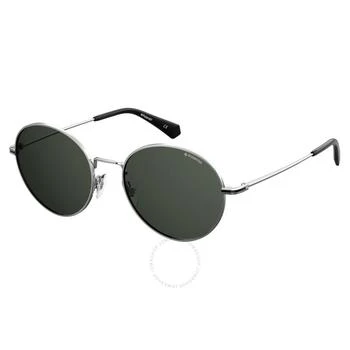 Polaroid | Polarized Grey Round Unisex Sunglasses PLD 6105/S/X 0010/M9 53 2.4折, 满$200减$10, 满减