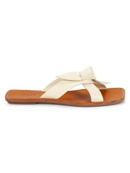 ​Lei Bow Leather Sandals product img