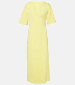 Max Mara | Pisano cotton-blend midi dress 