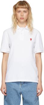 ami polo, AMI | White Ami De Cœur Polo商品图片 5.3折