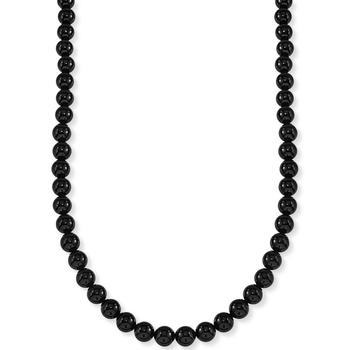 Esquire Men's Jewelry | Onyx (8mm) 30" Necklace, Created for Macy's商品图片,6折