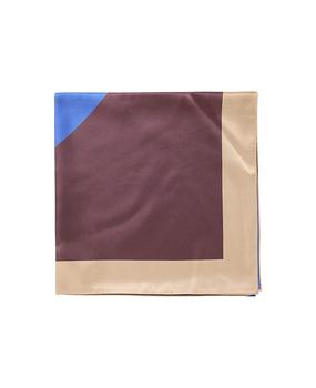 推荐Color Block Logo Oversize Square Double Sided Foulard商品