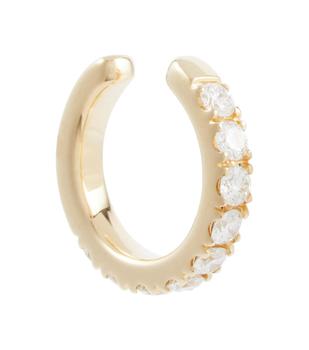 商品Robinson Pelham | Orb Medium 14kt gold single ear cuff with diamonds,商家MyTheresa,价格¥11010图片