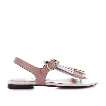 Santoni, Santoni | Santoni Women's Pink Leather Sandals商品图片 