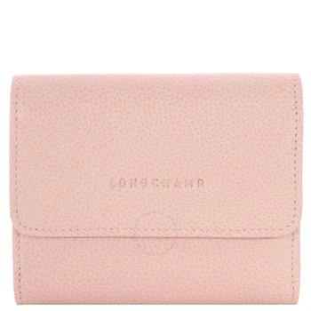 Longchamp | Ladies Le Foulonne Compact Leather Wallet-Powder 6.5折, 满$200减$10, 独家减免邮费, 满减