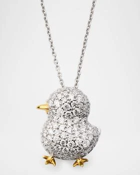 Roberto Coin | 18K Gold Diamond Chick Pendant Necklace,商家Neiman Marcus,价格¥29373