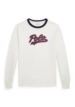 Ralph Lauren | Boys 8-20 Logo Cotton Long-Sleeve Tee,商家Belk,价格¥233