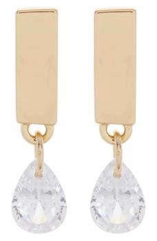 商品DKNY | Crystal Pear Drop Earrings,商家Nordstrom Rack,价格¥82图片
