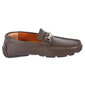 Bally | Bally Pitaval Brown Leather Loafers, Brand Size 5 (US Size 6 EEE)商品图片,2.9折