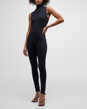商品Ronny Kobo | Susana Turtleneck Sleeveless Catsuit Jumpsuit,商家Neiman Marcus,价格¥2640图片