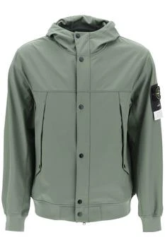 Stone Island | light soft shell-r hooded jacket,商家Coltorti Boutique,价格¥2571