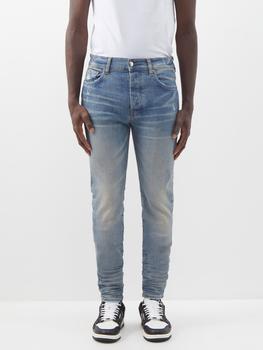 AMIRI, AMIRI | Stack distressed skinny-leg jeans商品图片 