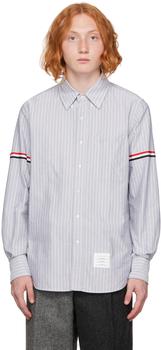 thom browne衬衫新款, Thom Browne | 灰色 Armband 衬衫商品图片 