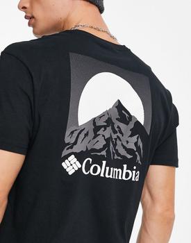Columbia | Columbia Moonscape back graphic t-shirt in black Exclusive at ASOS商品图片,