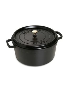 Staub | 9-Quart Enameled Cast Iron Dutch Oven,商家Saks OFF 5TH,价格¥3523