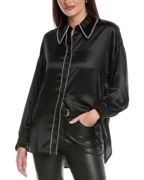 ALL SAINTS | AllSaints Charli Stitch Silk-Blend Shirt,商家Premium Outlets,价格¥604