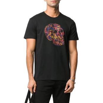 亚历山大·王鞋子, Alexander McQueen | ALEXANDER MCQUEEN 亚历山大·麦昆 男士黑色棉质T恤 649873-QQZ53-0901商品图片 独家减免邮费