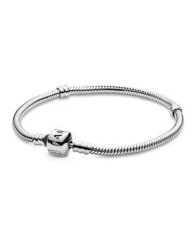 PANDORA | Moments Sterling Silver Snake Chain Bracelet,商家Macy's,价格¥354