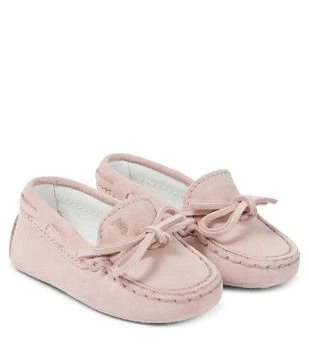 Tod's Junior | 婴幼儿 — Gommino绒面革乐福鞋,商家MyTheresa CN,价格¥1860