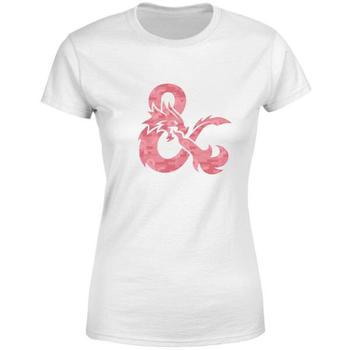 推荐Dungeons & Dragons Ampersand Pink Women's T-Shirt - White商品