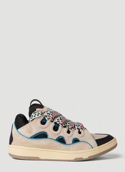 浪凡男鞋, Lanvin | Curb Sneakers in Beige商品图片 