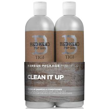 商品TIGI B For Men Clean Up Tween Duo 2 x 750ml图片