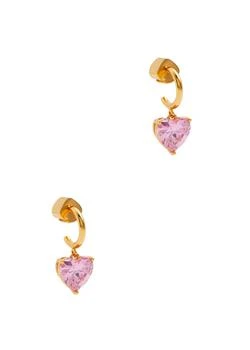 Kate Spade | My Love gold-plated hoop earrings 独家减免邮费