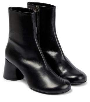 Khaite | Admiral leather ankle boots商品图片,