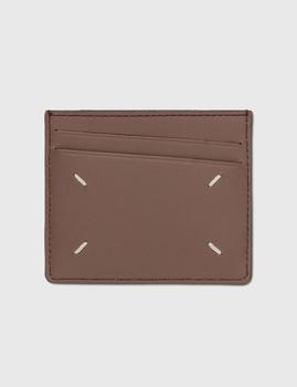 推荐Contrasting Leather Card Holder商品