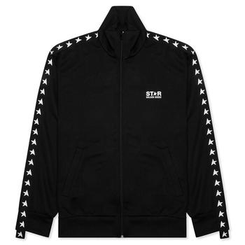 推荐Golden Goose Star Zipped Track Jacket - Black/White商品