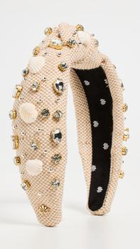 商品Lele Sadoughi | Shellona Crystal Knotted Headband,商家Shopbop CN,价格¥1044图片