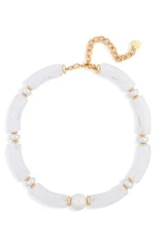 Nakamol Chicago | Imitation Pearl Beaded Collar Necklace,商家Nordstrom Rack,价格¥151