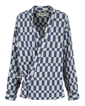 推荐Checkered Kimono Inspired Shirt商品