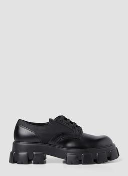 Prada | Monolith Derby Shoes in Black商品图片,