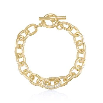Ettika Jewelry | True To You 18k Gold Plated Chain Bracelet,商家Verishop,价格¥254
