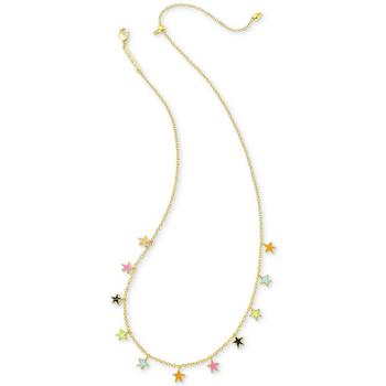 Kendra Scott, Kendra Scott | 14k Gold-Plated Multicolor Star Charm 19" Adjustable Strand Necklace商品图片 