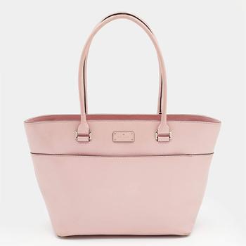 kate spade tote单肩包, [二手商品] Kate Spade | Kate Spade Light Pink Leather Tote商品图片 5.1折