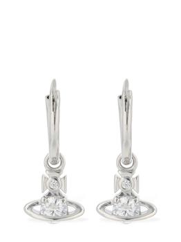 Vivienne Westwood | Nina Spark Crystal Hoop Earrings商品图片,