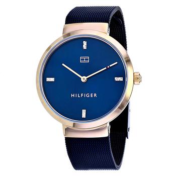 tommy hilfiger手表多少钱, Tommy Hilfiger | Liberty Quartz Blue Dial Ladies Watch 1782219商品图片 8.8折